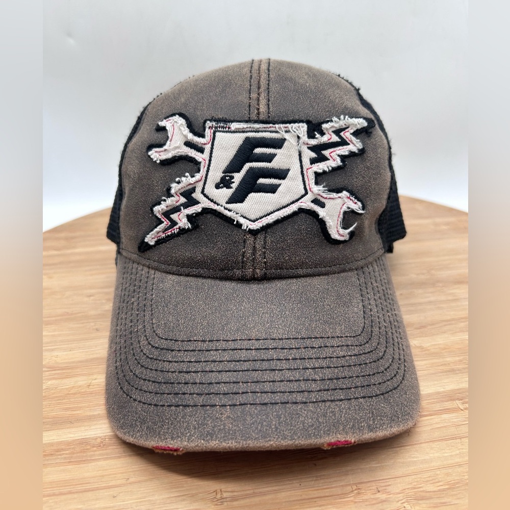 Y2K Fast And Furious Universal Studios Ball Cap Adjustable Strap Brown Black Red